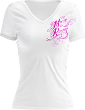 Load image into Gallery viewer, Moose Offroad Women's Flourish Script T-Shirt - Black - Medium 3031-4285 - Side View