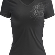 Load image into Gallery viewer, Moose Offroad Women's Flourish Script T-Shirt - Black - Small 3031-4284 - Main Product View