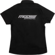 Load image into Gallery viewer, Moose Offroad Women's Moose Offroad Shop Shirt - Black - XL MRS01S7BCHXR - Side View