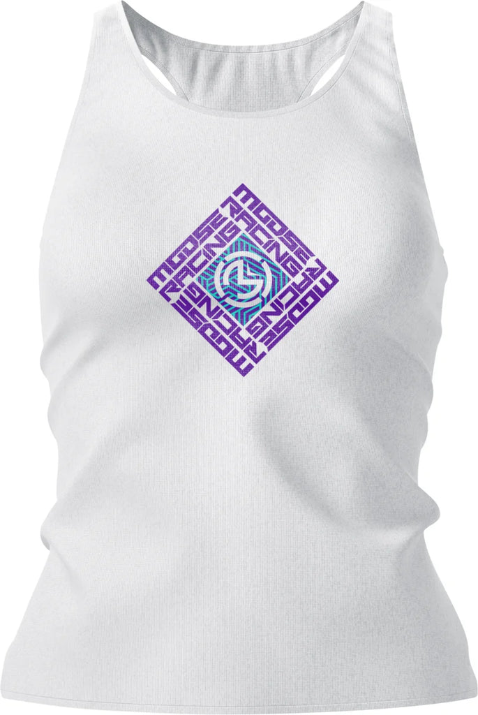 Moose Offroad Women's Spin Sync Tank Top - White - Large 3031-4282 - Main Product View
