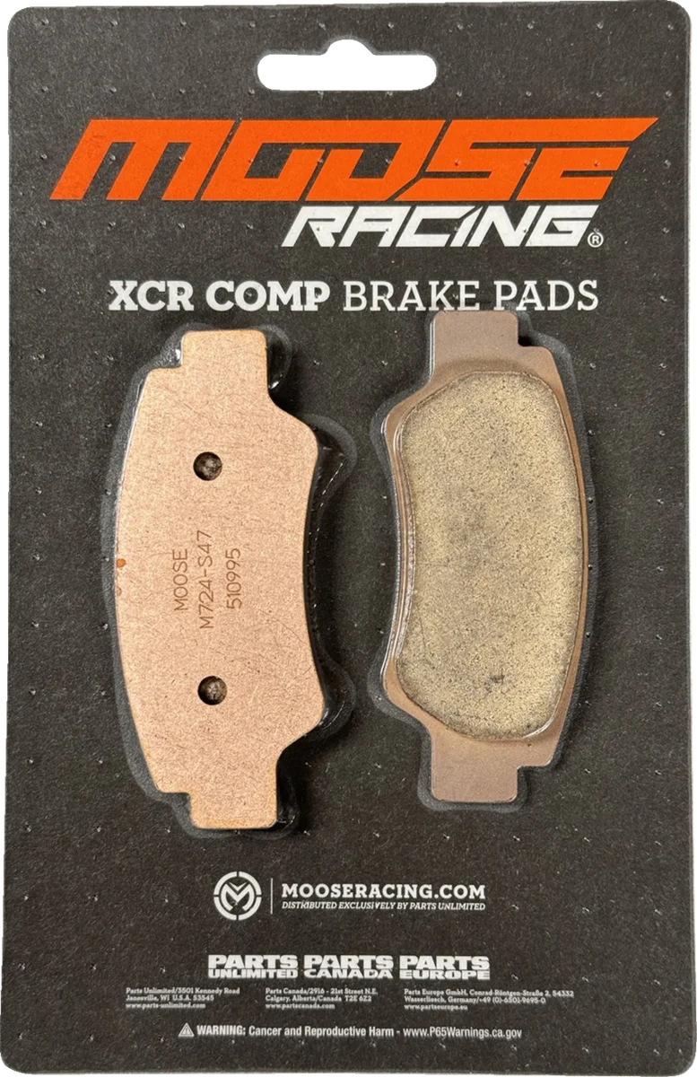 Moose Offroad XCR Brake Pad - Rear - M724-S47 fits Segway - Side View