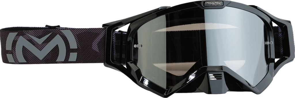 Moose Offroad XCR Goggle - Black/Gray - Smoke Lens 2601-3165 - Main Product View