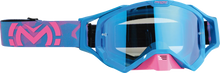 Load image into Gallery viewer, Moose Offroad XCR Goggle - Blue/Pink - Blue Mirror Lens 2601-3163 - Main Product View