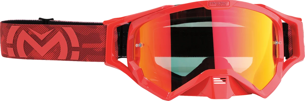 Moose Offroad XCR Goggle - Blue/Pink - Blue Mirror Lens 2601-3163 - Side View