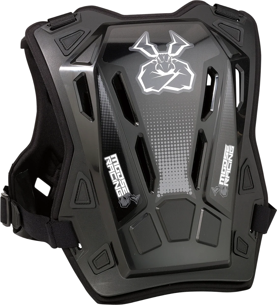 Moose Offroad Youth Agroid™ Chest Guard - Black - 2XS/XS 2701-1115 - Side View