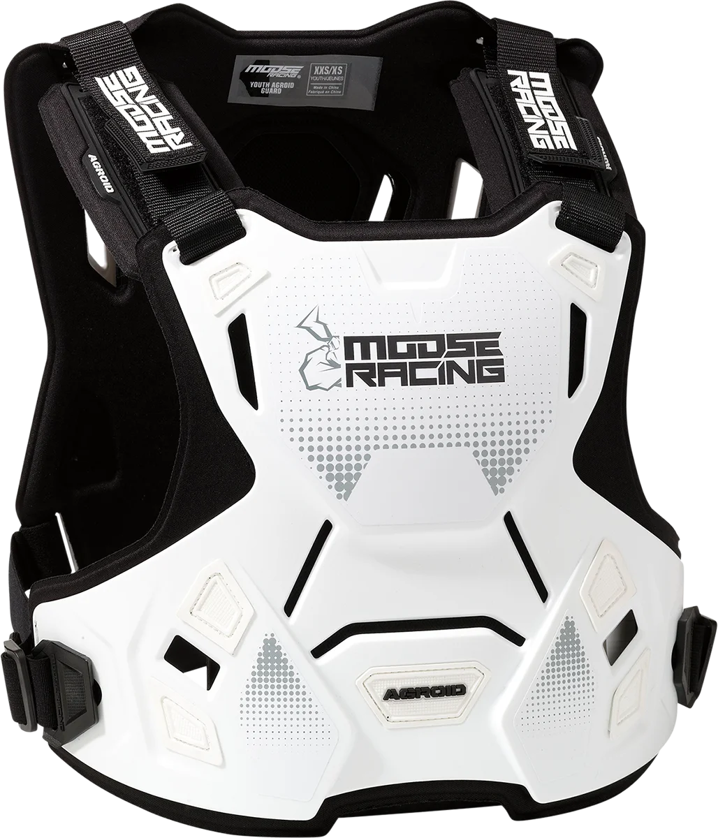 Moose Offroad Youth Agroid™ Chest Guard - Black - 2XS/XS 2701-1115 - Back View