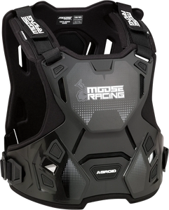 Moose Offroad Youth Agroid™ Chest Guard - Black - S/M 2701-1116 - Main Product View
