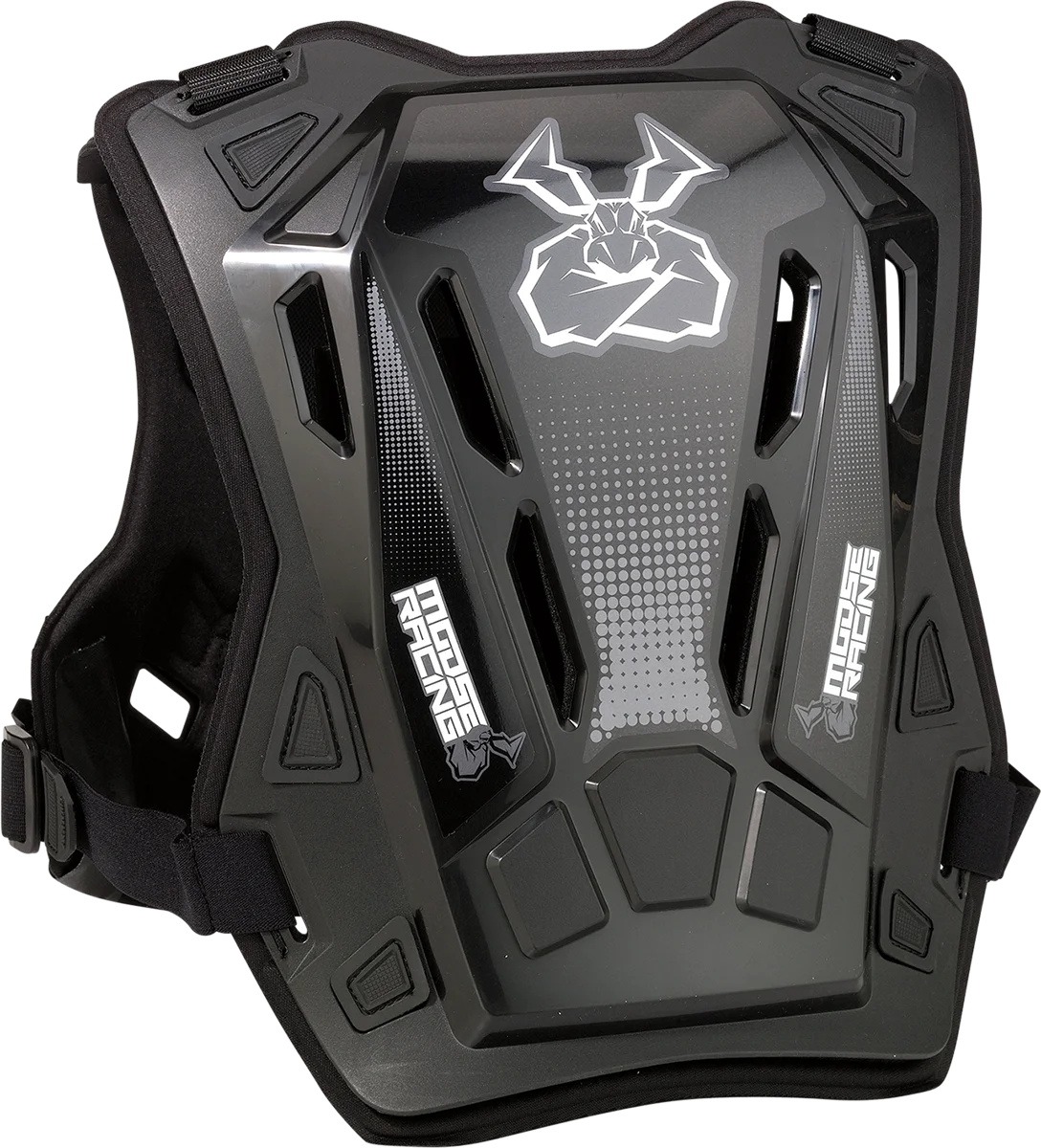 Moose Offroad Youth Agroid™ Chest Guard - Black - S/M 2701-1116 - Side View