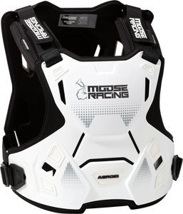 Moose Offroad Youth Agroid™ Chest Guard - White - 2XS/XS 2701-1117 - Main Product View