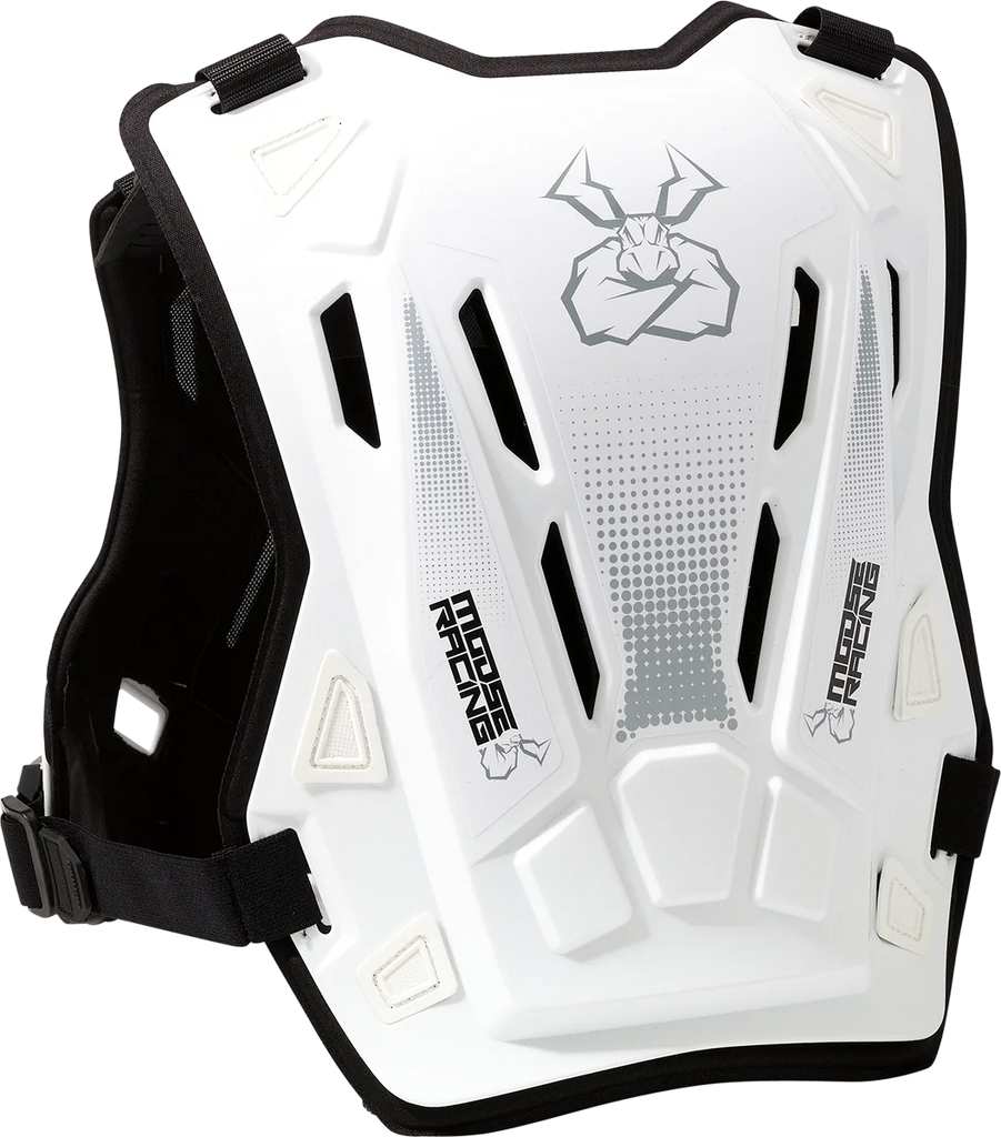 Moose Offroad Youth Agroid™ Chest Guard - White - S/M 2701-1118 - Side View