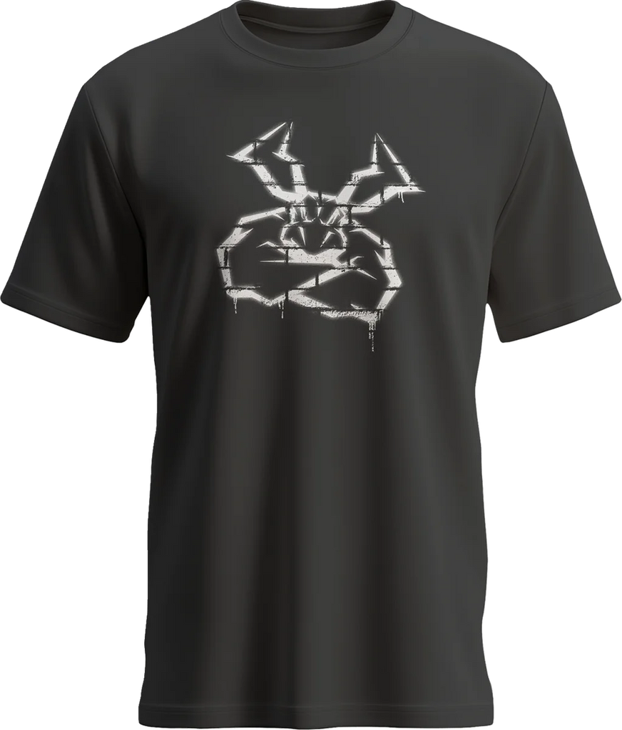 Moose Offroad Youth Agroid Grafitti T-Shirt - Black - Small 3032-3821 - Main Product View