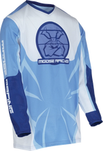 Load image into Gallery viewer, Moose Offroad Youth Agroid Mesh Jersey - Blue/White - Medium 2912-2482 - Main Product View