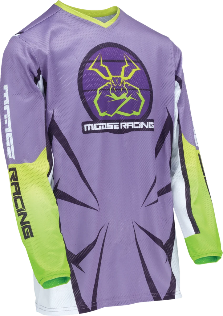 Moose Offroad Youth Agroid Mesh Jersey - Blue/White - Medium 2912-2482 - Installation View
