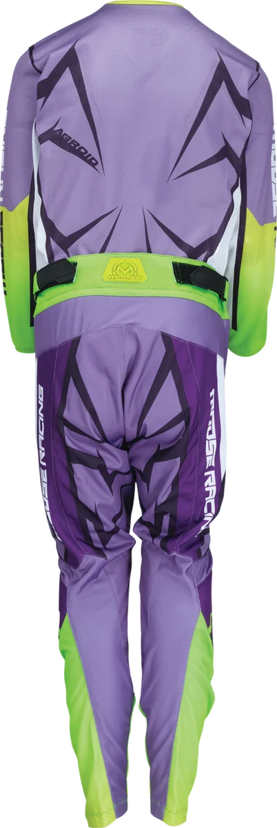 Moose Offroad Youth Agroid Mesh Jersey - Purple/White - XL 2912-2478 - Side View