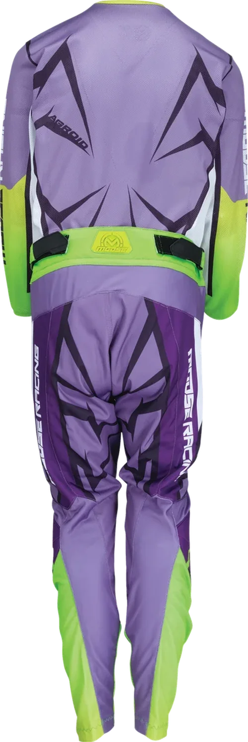 Moose Offroad Youth Agroid Mesh Jersey - Purple/White - XL 2912-2478 - Side View