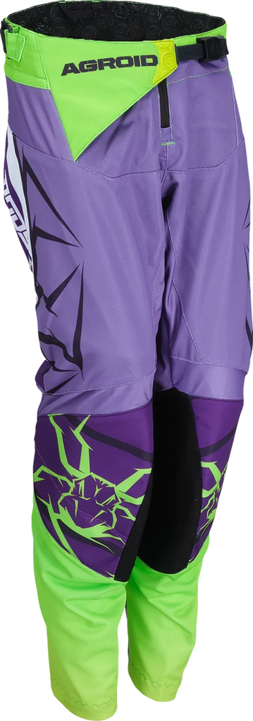 Moose Offroad Youth Agroid Mesh Pants - Purple/White - 24 2903-2506 - Main Product View