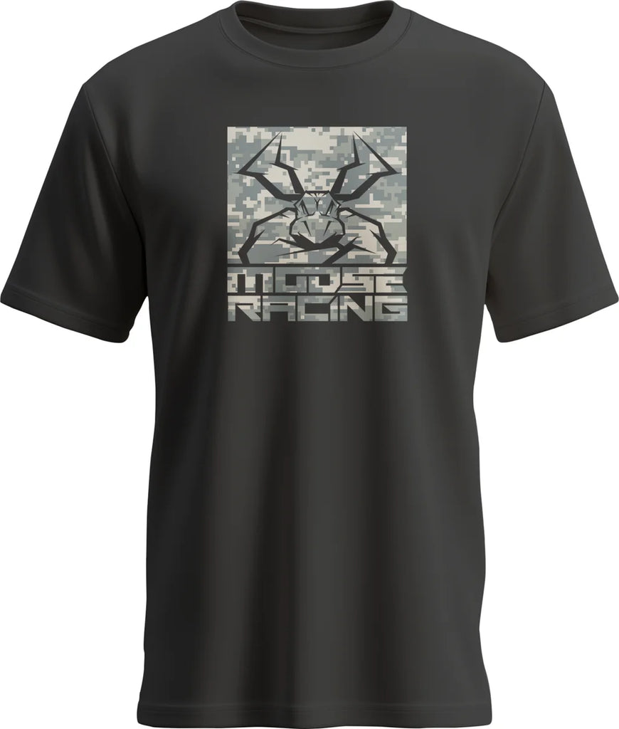 Moose Offroad Youth Agroid T-Shirt - Camo Black - Medium 3032-3818 - Main Product View