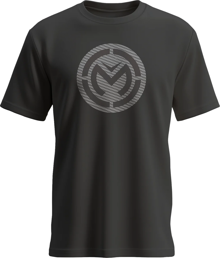 Moose Offroad Youth Carbonizer T-Shirt - Black - Small 3032-3813 - Main Product View