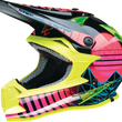 Load image into Gallery viewer, Moose Offroad Youth F.I. Helmet - Vaporwave - MIPS® - Black/Pink/Yellow - Large 0111-1616 - Main Product View