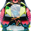 Load image into Gallery viewer, Moose Offroad Youth F.I. Helmet - Vaporwave - MIPS® - Black/Pink/Yellow - Large 0111-1616 - Back View