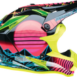 Load image into Gallery viewer, Moose Offroad Youth F.I. Helmet - Vaporwave - MIPS® - Black/Pink/Yellow - Small 0111-1614 - Installation View