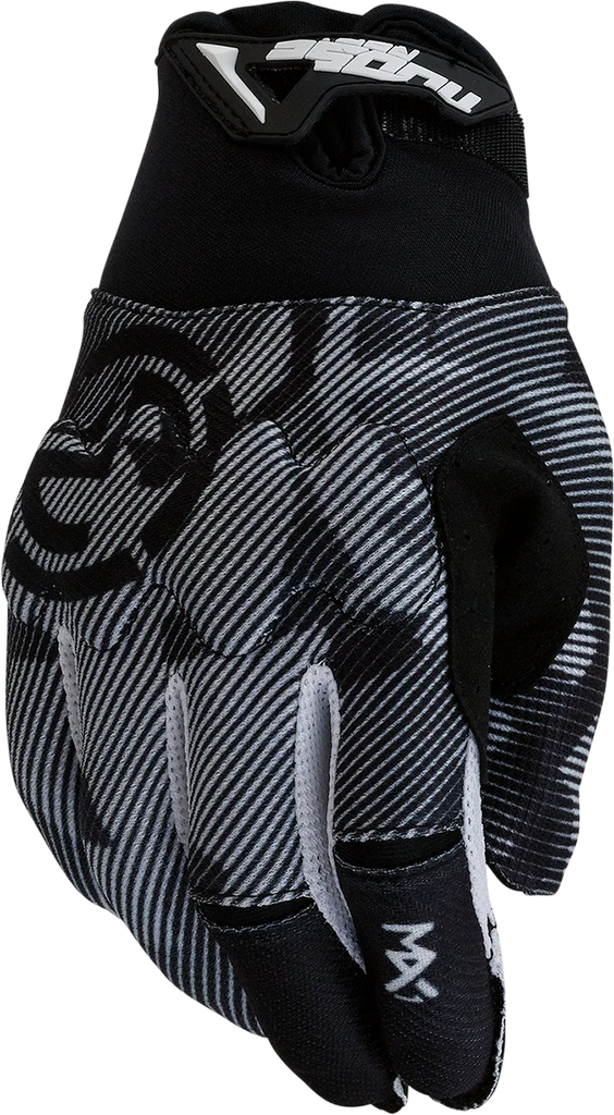 Moose Offroad Youth MX1™ Gloves - Black/White - Medium 3332-1719 - Main Product View