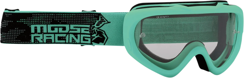 Moose Offroad Youth Qualifier Goggle - Agroid - Mint - Clear Lens 2601-2664 - Main Product View
