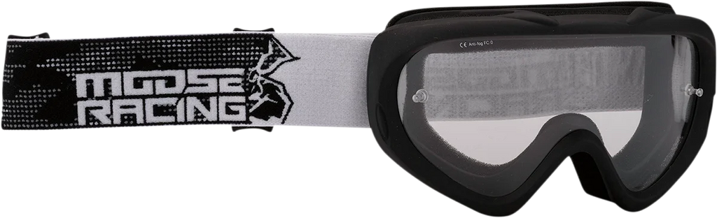 Moose Offroad Youth Qualifier Goggle - Agroid - Mint - Clear Lens 2601-2664 - Side View