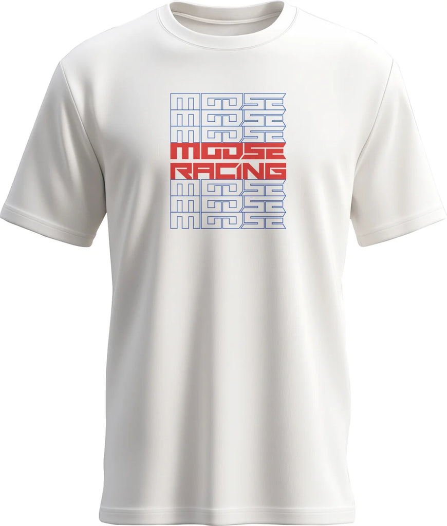 Moose Offroad Youth Recurrence T-Shirt - White - Large 3032-3803 - Main Product View