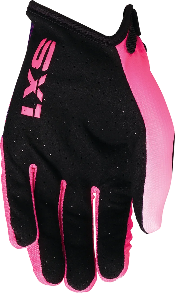 Moose Offroad Youth SX1™ Gloves - Pink/Purple - Medium 3332-1904 - Side View