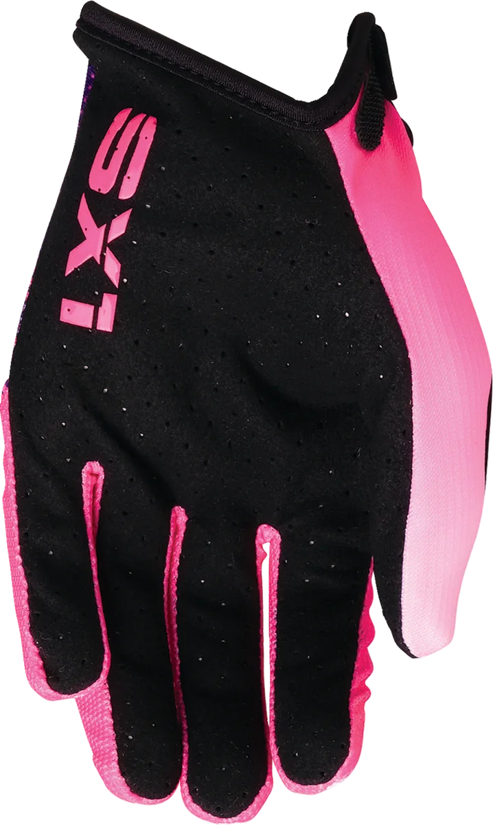 Moose Offroad Youth SX1™ Gloves - Pink/Purple - XL 3332-1906 - Side View