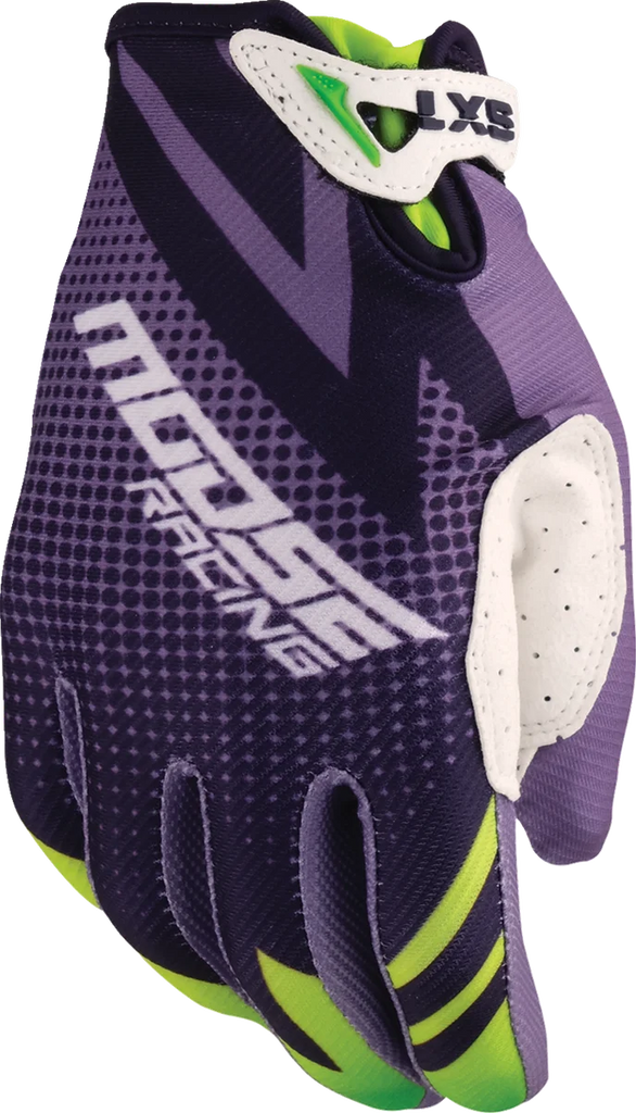 Moose Offroad Youth SX1™ Gloves - Purple/Green - XS 3332-1892 - Main Product View