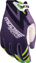 Load image into Gallery viewer, Moose Offroad Youth SX1™ Gloves - Purple/Green - XS 3332-1892 - Main Product View