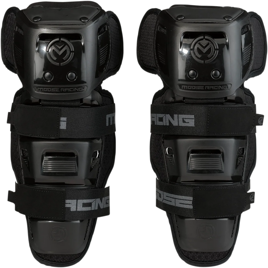 Moose Offroad Youth Synapse Lite Knee Guards - Black 2704-0493 - Main Product View