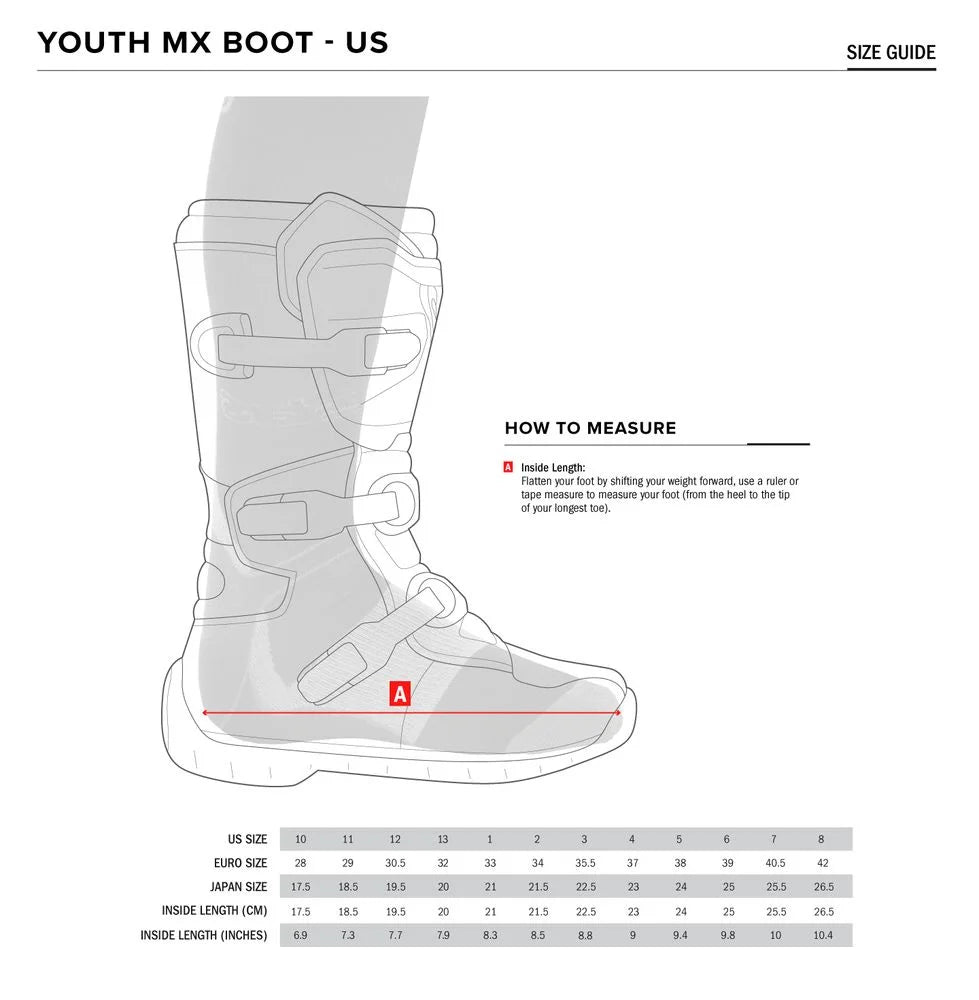 Moose Offroad Youth Tech 7S Boots - Black/White/Yellow - US 2 0215024-125-2 - Additional View 6
