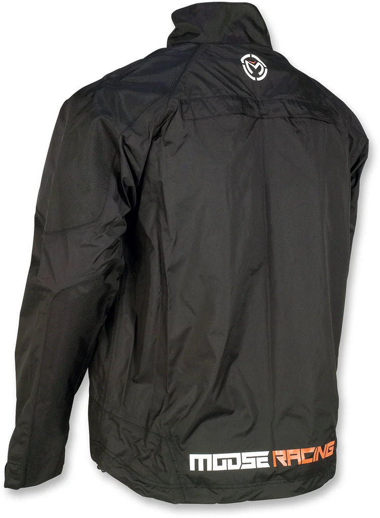 Moose Offroad Youth XC1 Rain Jacket - Black - 7/8 2922-0067 - Side View