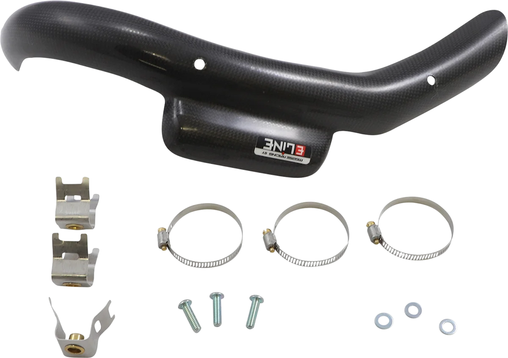 Moose Racing 4-Stroke Pipe Guard GHS25020 - Side View