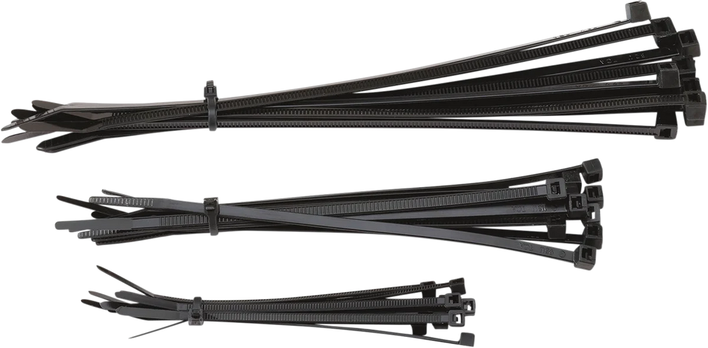 Moose Racing Cable Ties - Grey - 30-Pack 303-4688 - Side View
