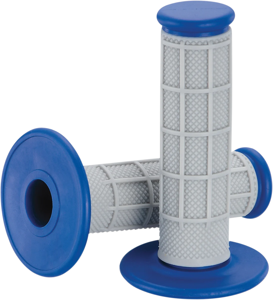 Moose Racing Grips - Qualifier - Full Waffle - Blue MG-11-UBM - Side View