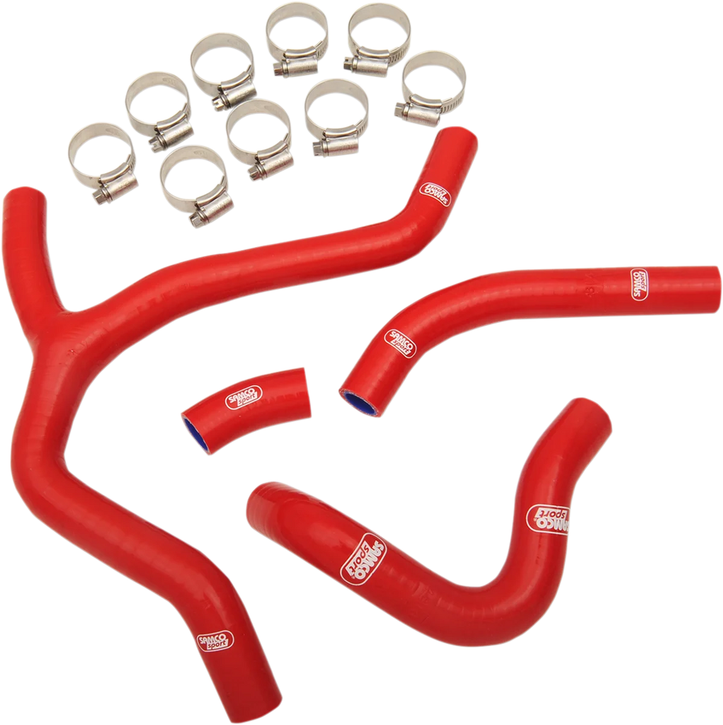Moose Racing Race Fit Radiator Hose Kit - Blue - Suzuki SUZ-25-BL - Side View