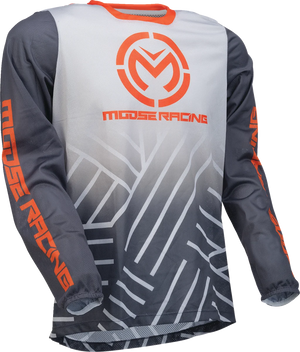 Moose Racing Sahara Jersey - Gray/Orange - Large 29107938 - Main Product View
