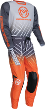 Load image into Gallery viewer, Moose Racing Sahara Jersey - Gray/Orange - Large 29107938 - Back View