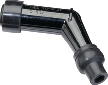Load image into Gallery viewer, Moose Racing Spark Plug Resistor Cover - 120° Elbow Type - Short 10-M4122 - Side View
