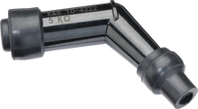 Load image into Gallery viewer, Moose Racing Spark Plug Resistor Cover - 120° Elbow Type - Short 10-M4222 - Side View
