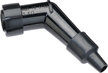 Load image into Gallery viewer, Moose Racing Spark Plug Resistor Cover - 120° Elbow Type - Short 10-M6122 - Side View
