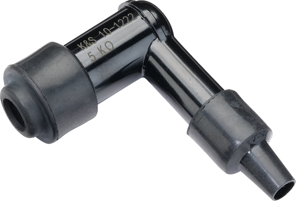 Moose Racing Spark Plug Resistor Cover - 90° Elbow Type 10-M1222 - Side View
