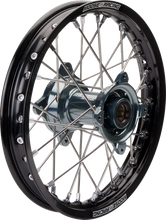 Load image into Gallery viewer, Moose Racing Wheel Assembly - SX-1 - Complete - Rear - Black Wheel/Gray Hub - 14x1.6 MR-16014-BKGY - Main Product View