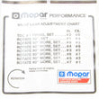 Load image into Gallery viewer, Mopar Valve Lash Adj. Decal P4452989