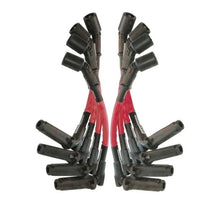 Load image into Gallery viewer, Moroso 11in Long Sleeved Coil On Plug Ultra Spark Plug Wire Set - Red - Side View