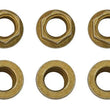 Load image into Gallery viewer, Moroso 1/4in-28 Zinc Flange Nut w/ Washer Face  - 10 Pack